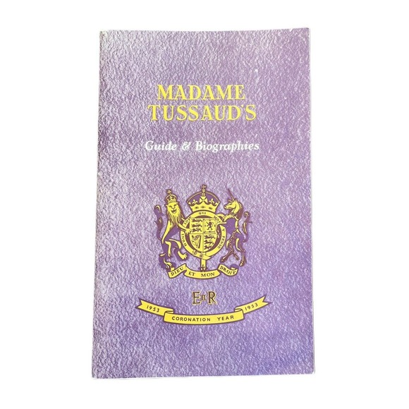 Vtg Madame Tussaud's Guide And Biographies 1953 Coronation Year Ephemera See Pic - Picture 1 of 6